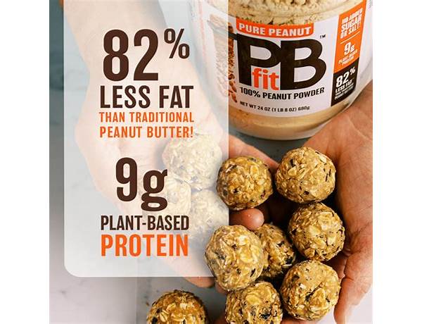 Bfit pure peanut food facts