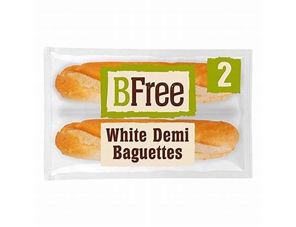 Bfree demi baguette 2 pack 220g food facts