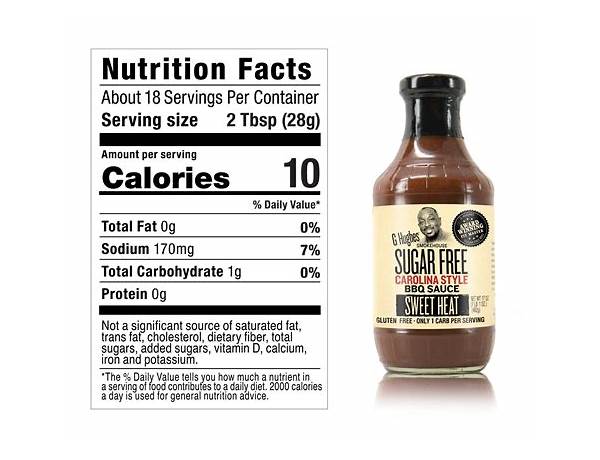 Big d’s original barbecue sauce food facts