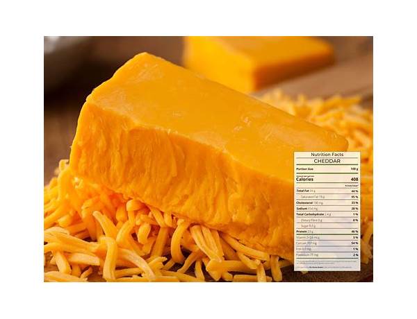 Big red cheddar cheese food facts