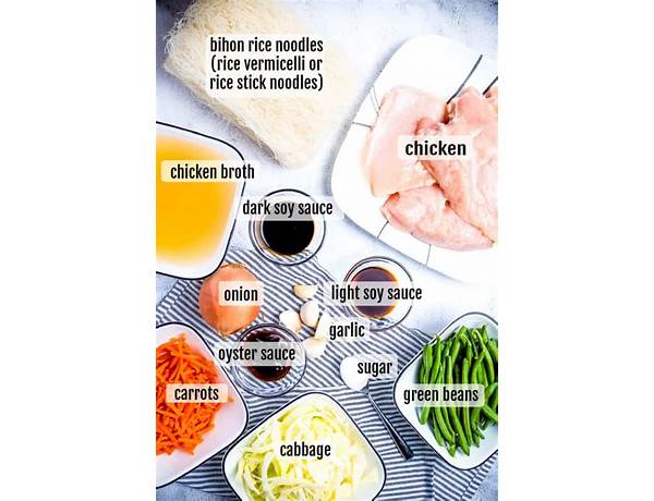 Bihon cornstarch sticks ingredients