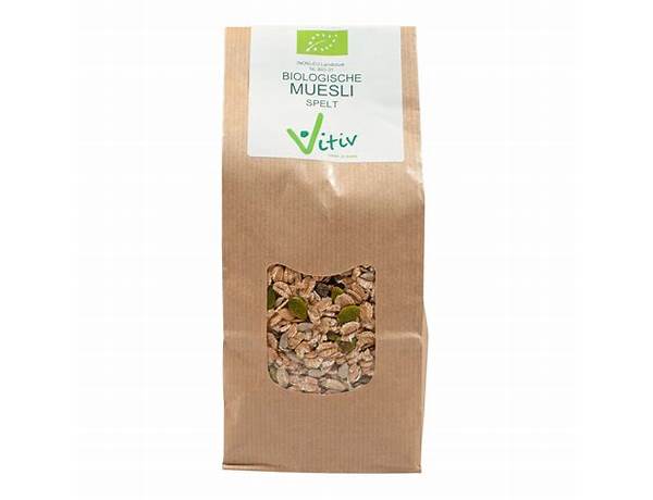 Bio muesli spelt&chocolate food facts