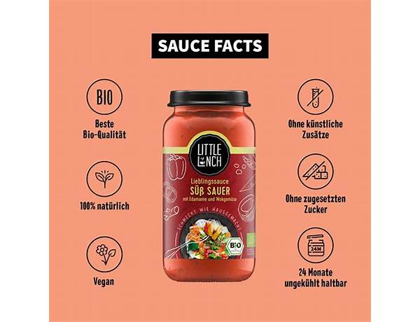 Bio sauce süß sauer food facts