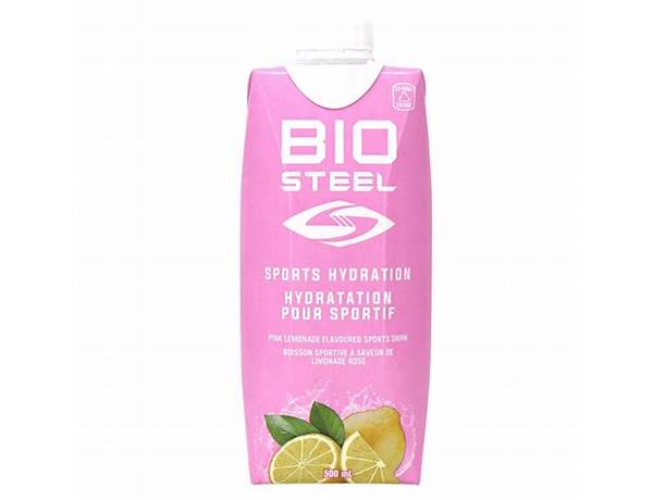 Biosteel pink lemonade food facts