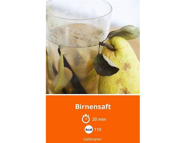 Birnensaft food facts