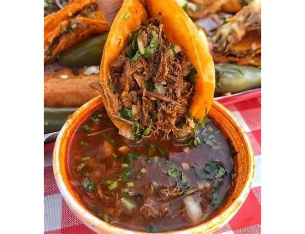 Birria inspired beef soup food facts