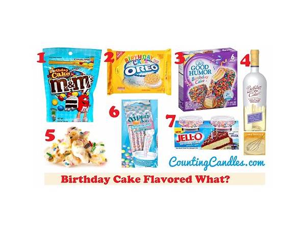 Birthday cake flavored granola bites food facts