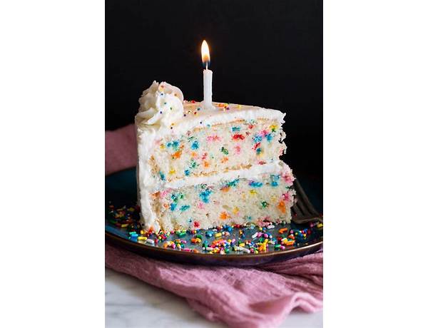 Birthday cake ingredients