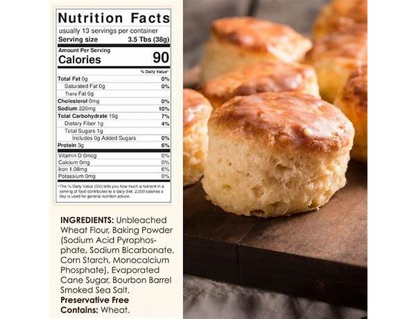 Biscuit mix food facts