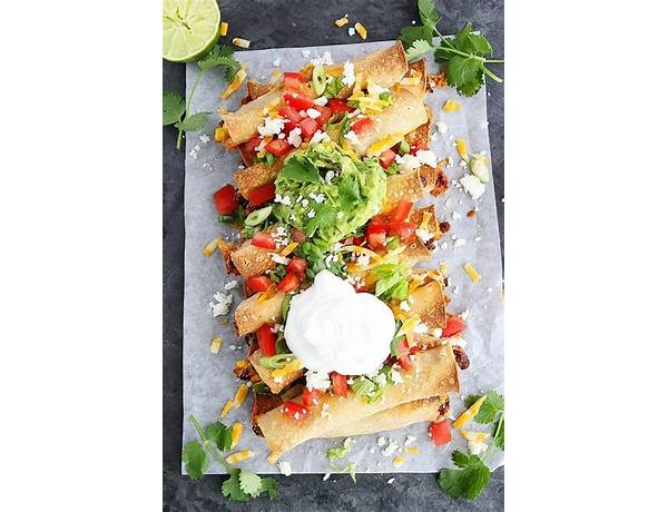 Black bean and cheese taquitos ingredients
