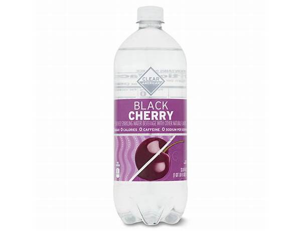 Black cherry sparkling water food facts