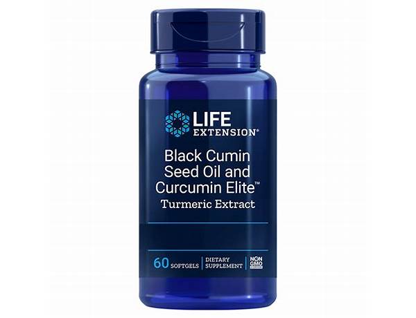 Black cumin seed oil and curcumin elite ingredients