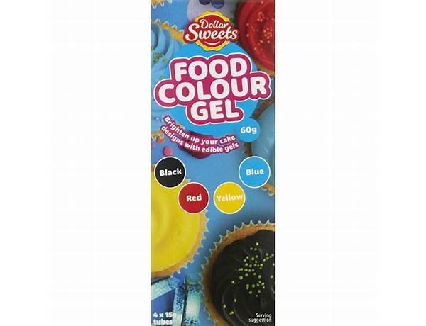 Black food colour gel food facts