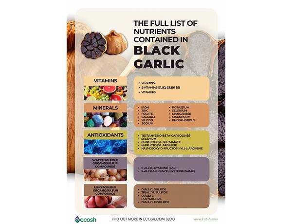 Black garlic food facts