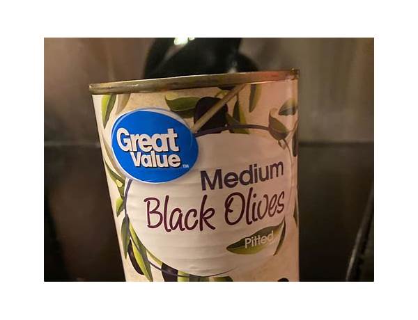 Black pitted california medium ripe olives nutrition facts