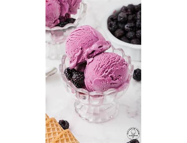 Black raspberry french ice cream food facts