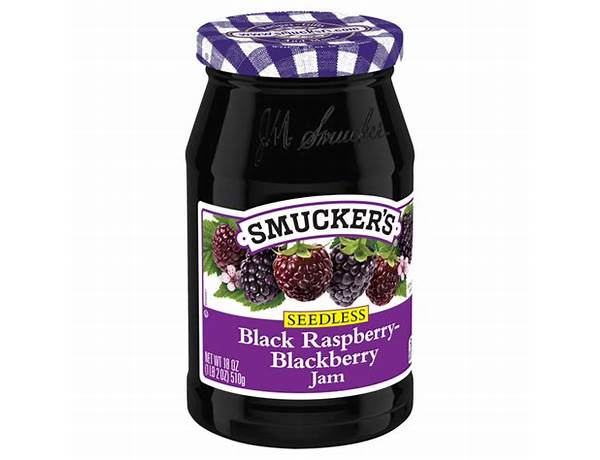 Black raspberry seedless jam food facts