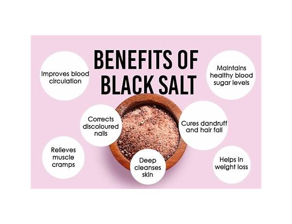 Black salt food facts