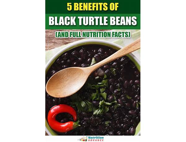 Black turtle beans food facts