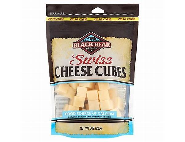 Blackbear swiss cheese cubes food facts