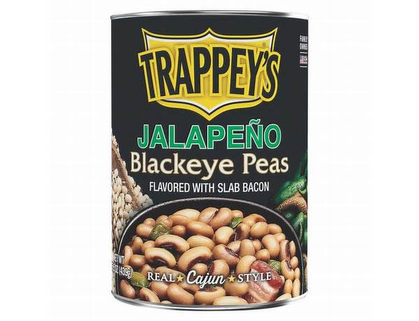 Blackeye peas flavored with slab bacon food facts