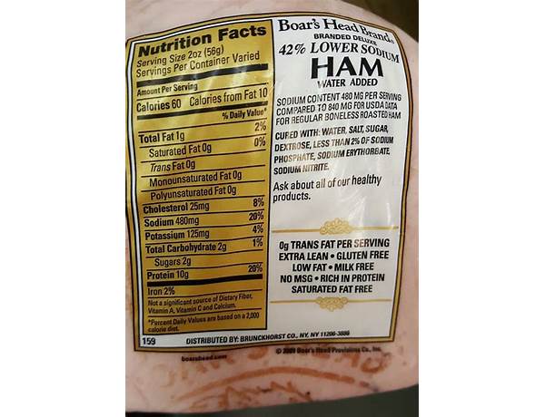 Blakc forest ham ingredients