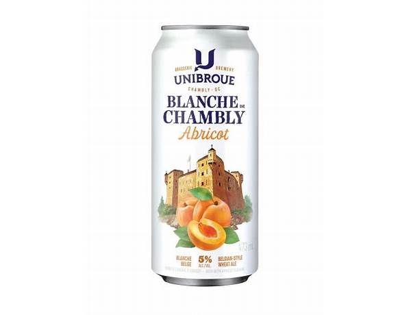 Blanche de chambly abricot nutrition facts