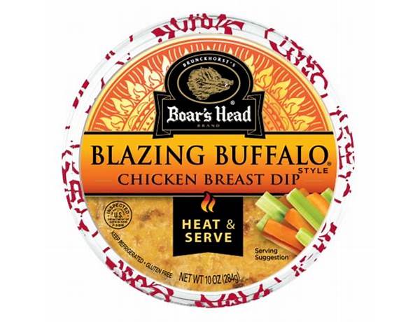 Blazing, buffalo chicken breast dip food facts