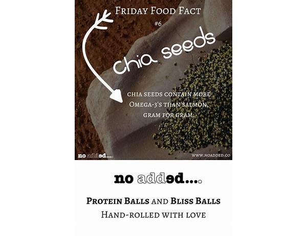 Bliss balls food facts