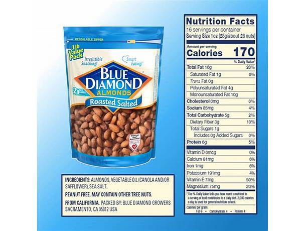 Blue almond hot cereal food facts