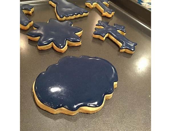 Blue cookie icing food facts
