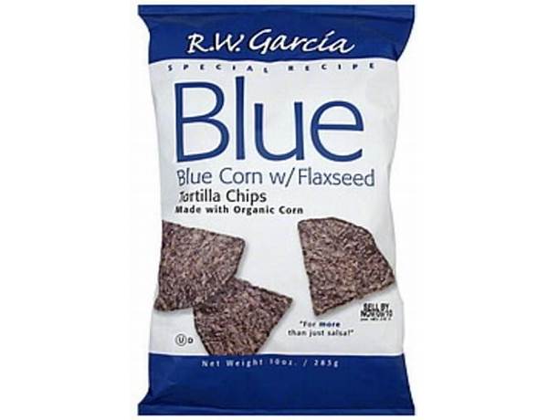 Blue corn with flax tortilla chips food facts