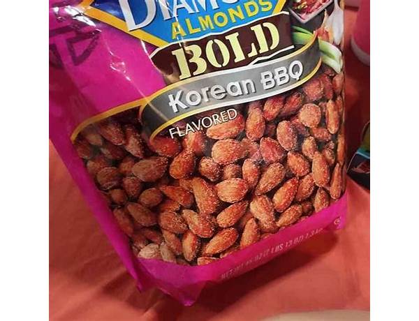 Blue diamond almonds bold korean bbq food facts