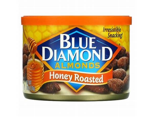 Blue diamond honey roasted almonds food facts