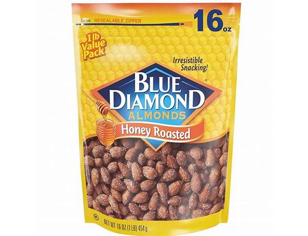 Blue diamond honey roasted almonds nutrition facts