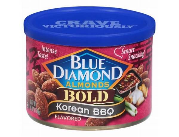 Blue diamond korean bbq almonds food facts