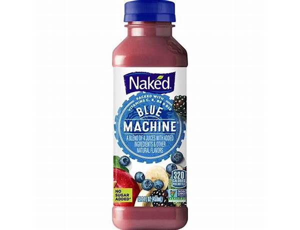 Blue machine vegan juice smoothie food facts
