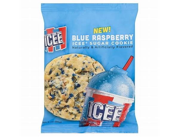 Blue raspberry icee sugar cookie food facts