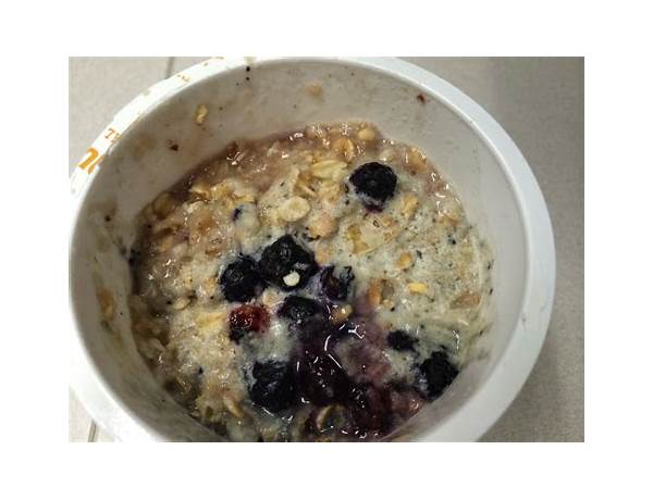 Blueberry and hazelnut oatmeal food facts
