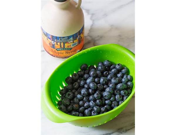 Blueberry in syrup ingredients
