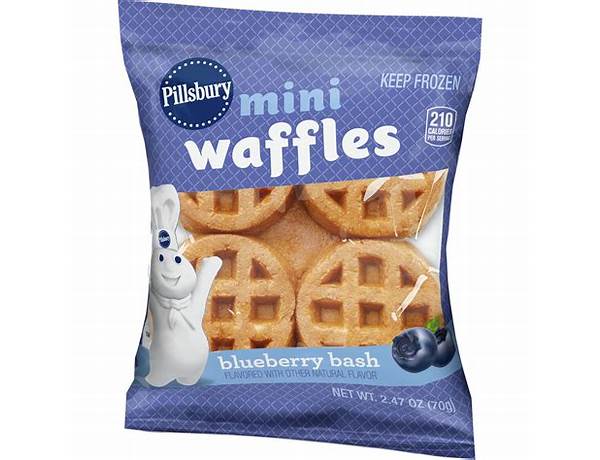 Blueberry mini waffles food facts