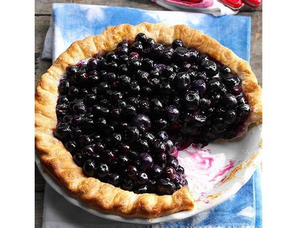 Blueberry pie food facts