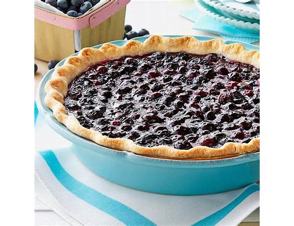Blueberry pie ingredients