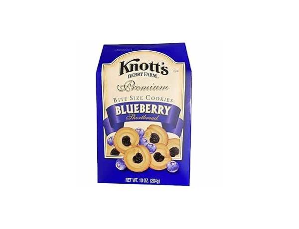 Blueberry premium bite sized shortbread cookies food facts