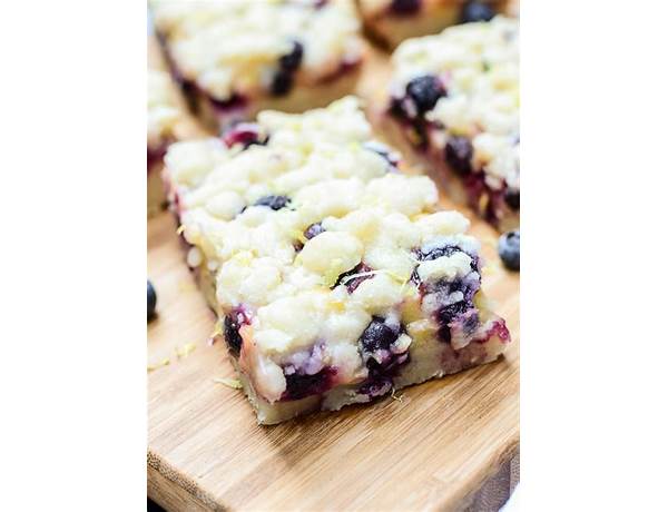 Blueberry shortbread ingredients