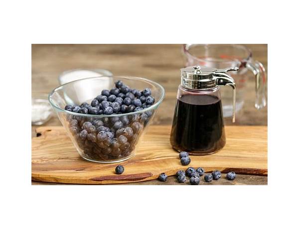 Blueberry syrup food facts