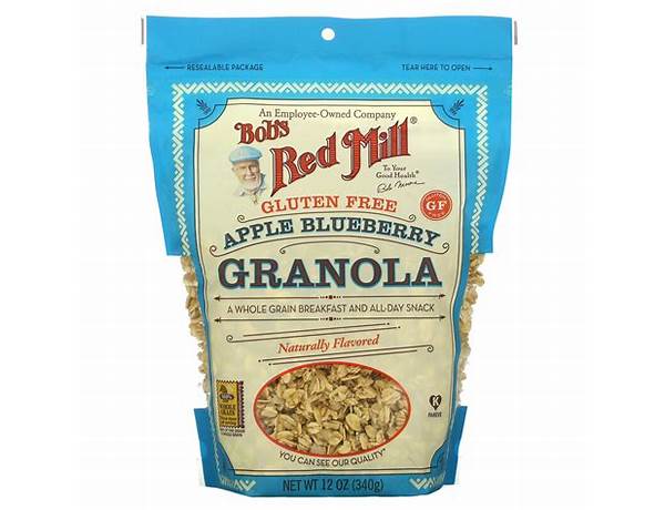 Bob's red mill, granola, apple blueberry, apple blueberry nutrition facts