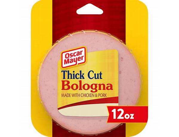 Bologna with chicken & pork food facts