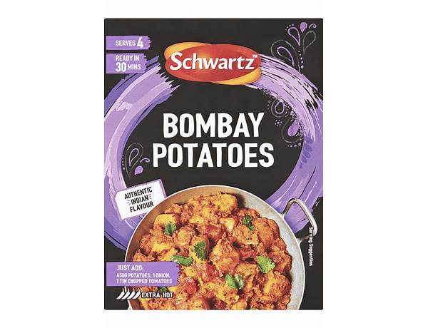 Bombay potatoes ingredients