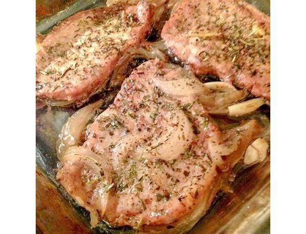 Boneless, center-cut pork loin chops ingredients